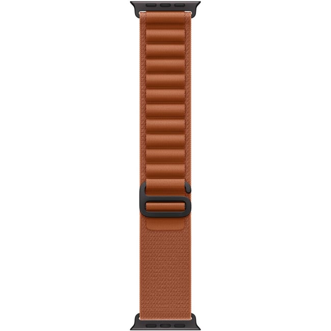 Bracelet 49 mm - Medium Alpine terracotta  Noir orange <span itemprop=