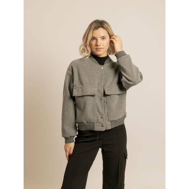 Bombers Effet Laine Ulivia - DONA LISA
