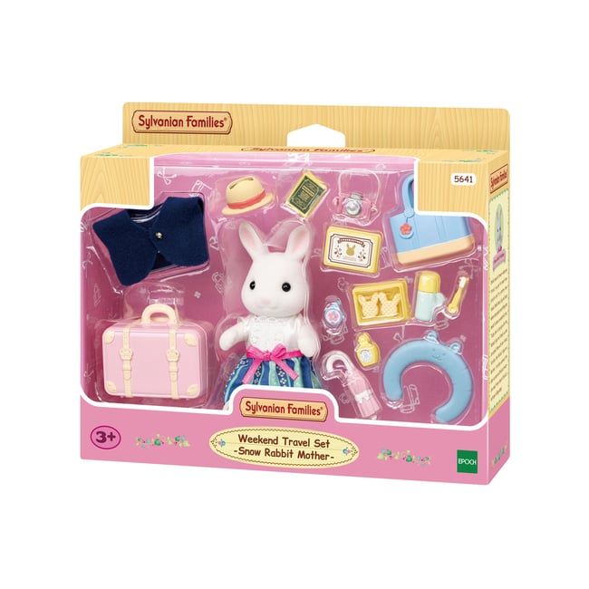 5641  La maman lapin neige et sa valise de weekend - SYLVANIAN FAMILIES