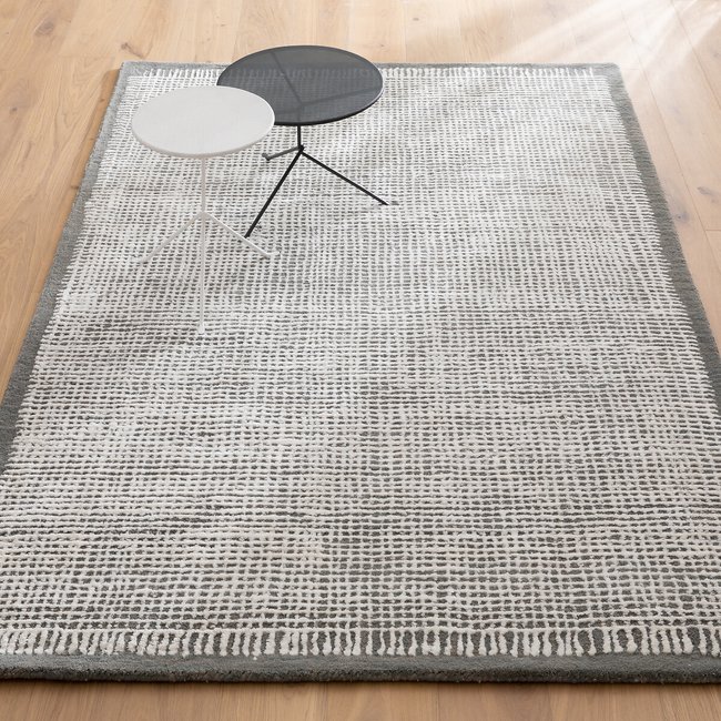 Net Hand-Tufted Rug in Lyocell® and Wool . OTTO STUDIO FOR AM.PM