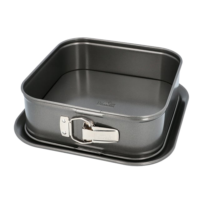 Moule à fond amovible en acier carbone, EASY Baking gris fonce <span itemprop=