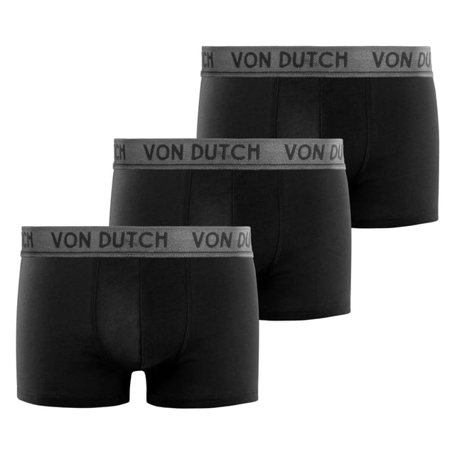 Lot De 3 Boxers Coton Original () noir/gris <span itemprop=