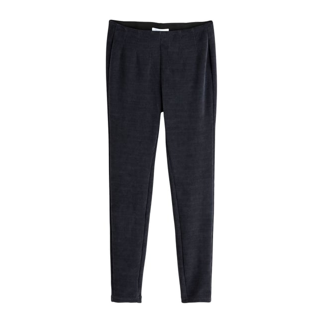 Legging en velours côtelé gris <span itemprop=