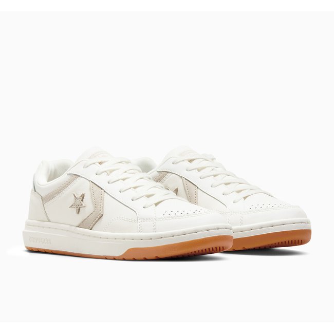 Baskets cuir Pro Blaze Classic Cold Weather Lux blanc/beige <span itemprop=