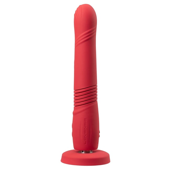 Vibromasseur Va-et-vient Connecté Gravity rouge <span itemprop=