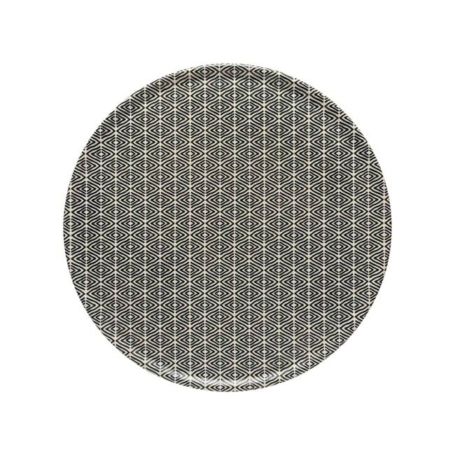 Assiette servir 32 AUGUSTA Couleur diamond weave <span itemprop=