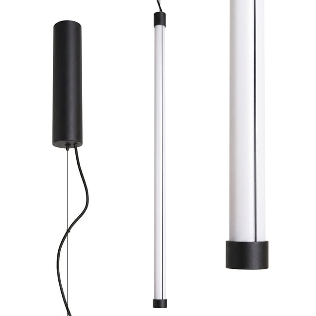Suspension Acier Noir LED 1 Trang Couleur noir <span itemprop=