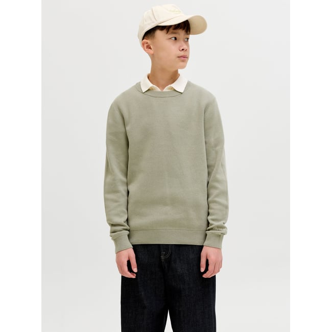 Pull En Maille seagrass <span itemprop=