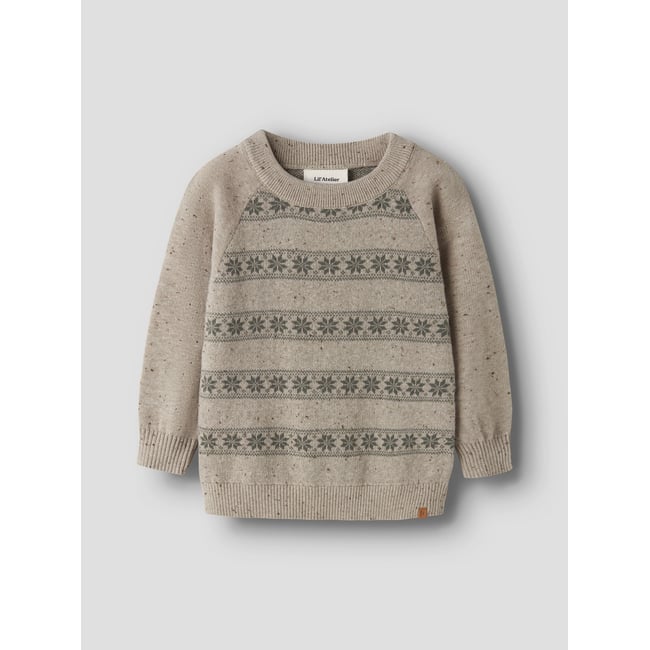 Pull En Maille gris - oxford tan1 <span itemprop=