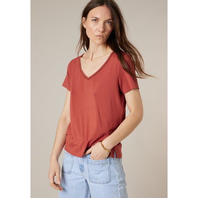 T-shirt femme fluide CASA sierra <span itemprop=