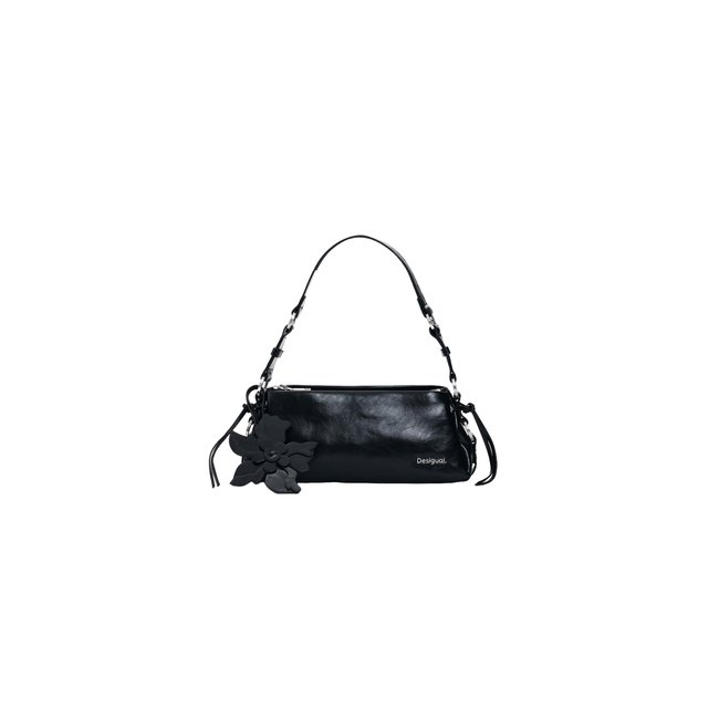 Petit sac effet cuir noir <span itemprop=