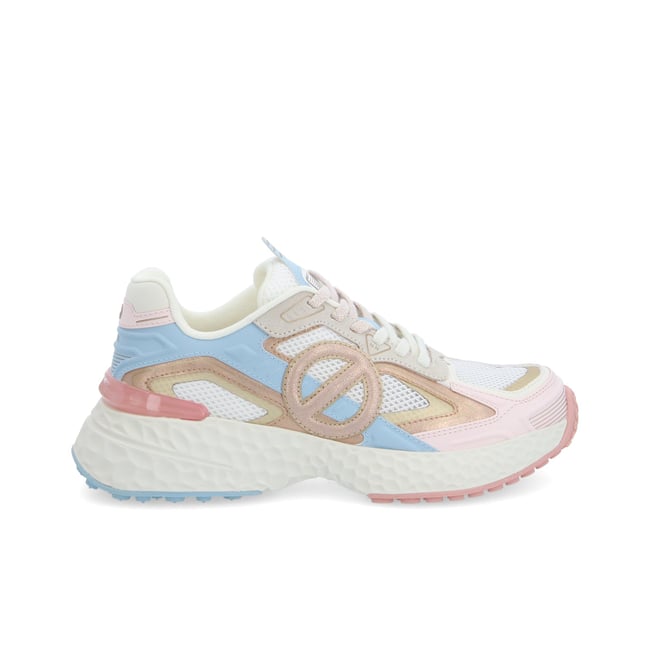 CARTER 2.0 TECH -  BLANC CASSE/ROSE/BLEU CIEL [