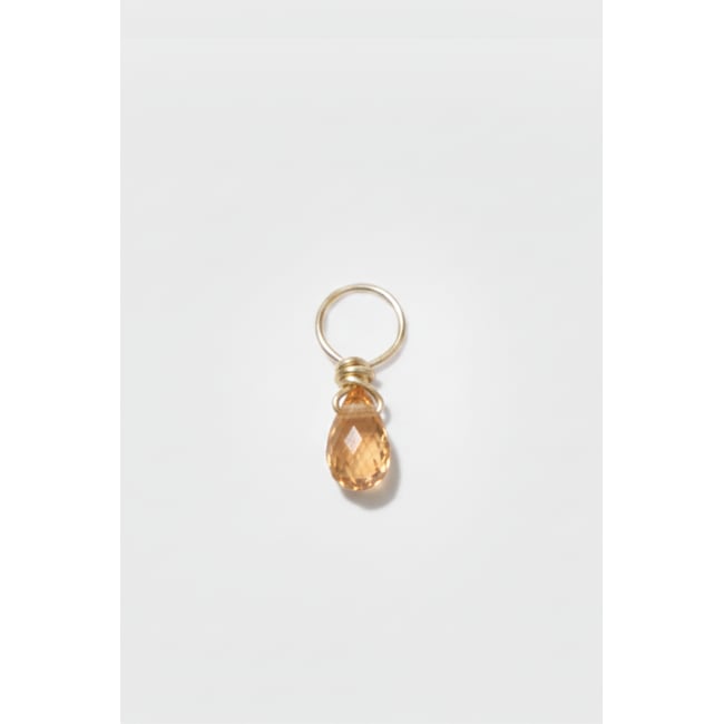 Pendentif Mia - Or 750‰ - Saphir orange saphir orange <span itemprop=
