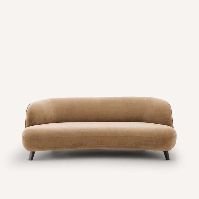 Canapé 3 places, en velours stonewashed, ROSEBURY - EMMANUEL GALLINA X AM.PM