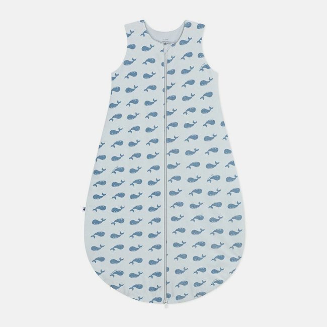 Whale Print Sleeping Bag, printed, PETIT BATEAU