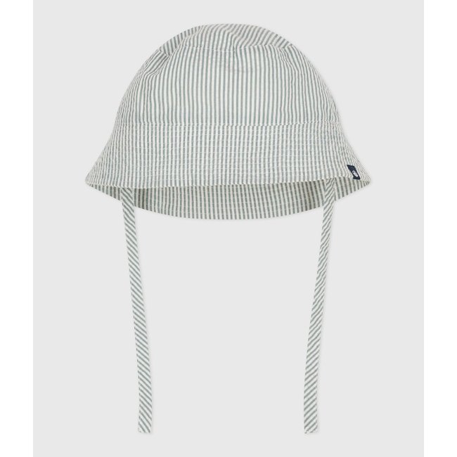 Bob en twill blanc uni <span itemprop=