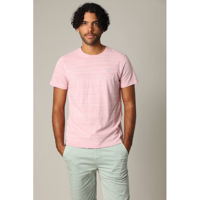 T-shirt en jersey de coton avec application printée zébrée COLADA - DEELUXE
