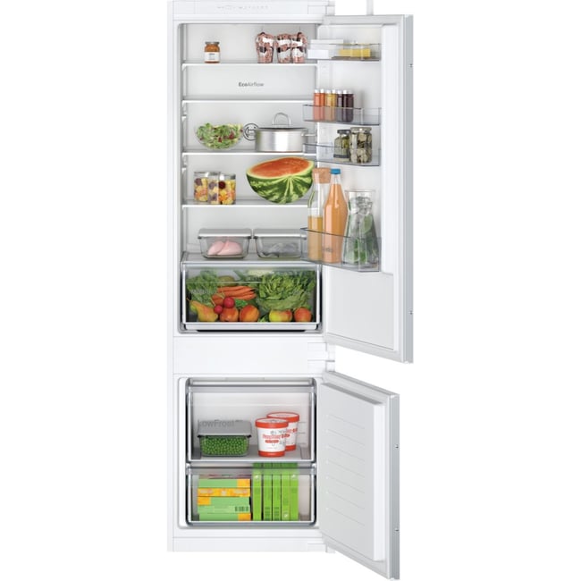 Réfrigérateur combiné KIV87NSE0, Série 2, Eco Airflow intégrable <span itemprop=