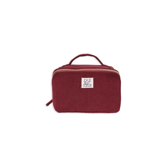 Trousse avec écriture ERYNE MINI grenadine <span itemprop=