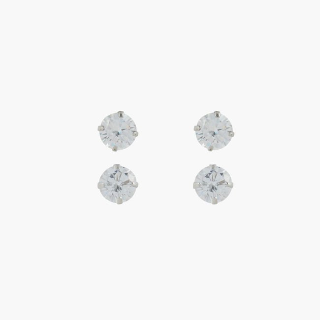 Boucles d'oreilles Argent Zirconium Garanti v019844 <span itemprop=