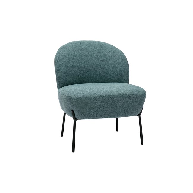 Fauteuil design pieds métal noir BELEY - MILIBOO