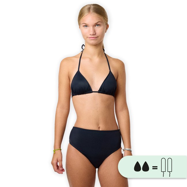 Culotte de Bain Menstruel taille haute pour ados - Flux moyen - SMOON