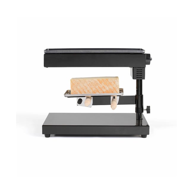 Appareil à raclette traditionnel noir <span itemprop=