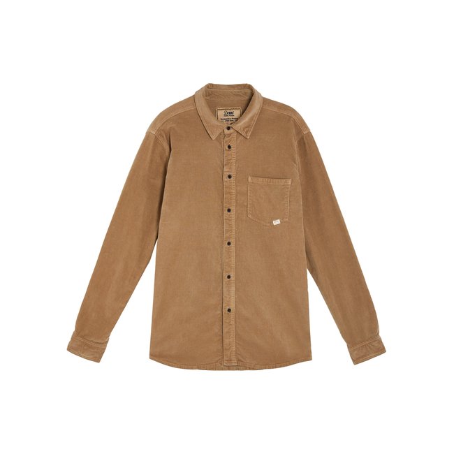 CHEMISE VELOURS BEIGE2 beige <span itemprop=