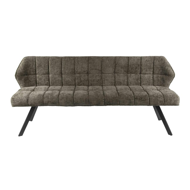 Banquette de salle à manger 180 cm en velours MELBOURNE - PIER IMPORT