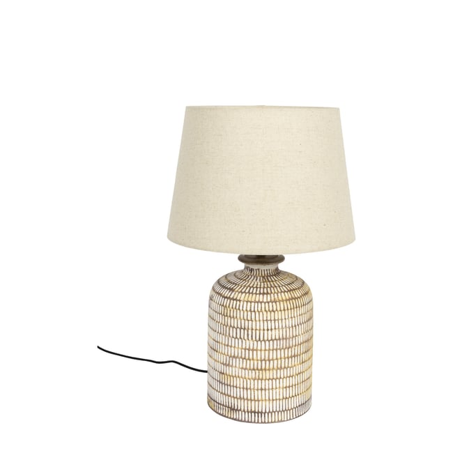Lampe à poser en céramique RUSSEL Couleur v020147 <span itemprop=