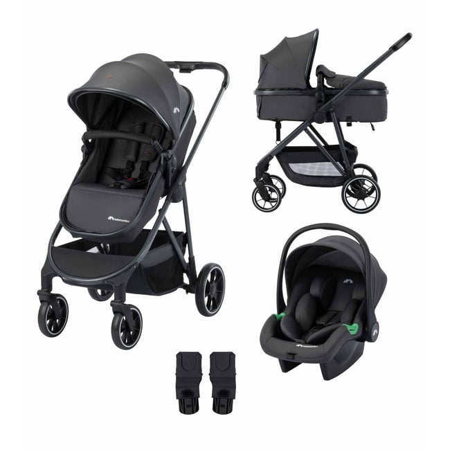 BEBECONFORT Poussette Trio Brume avec siège auto i-Size mineral graphite <span itemprop=