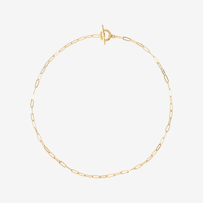 Collier doré - janis doré <span itemprop=