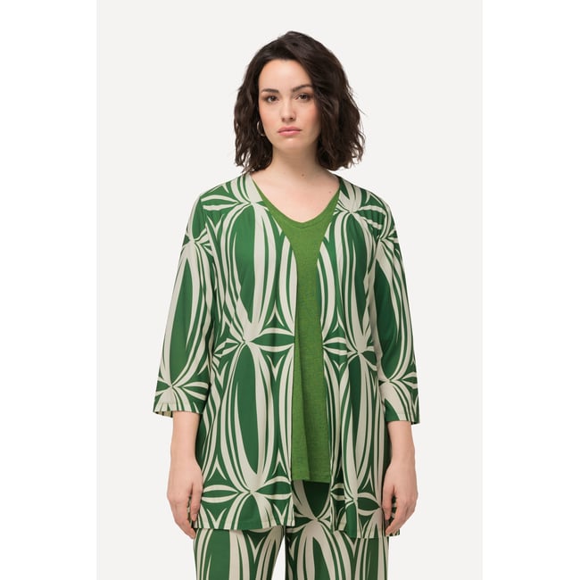 Vestes t-shirt à imprimé graphique vert mousse <span itemprop=