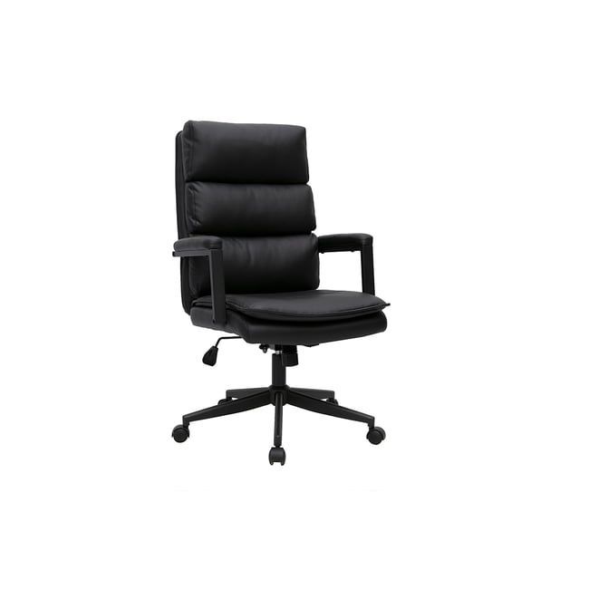 Fauteuil de bureau à roulettes noir SAEL Couleur noir <span itemprop=