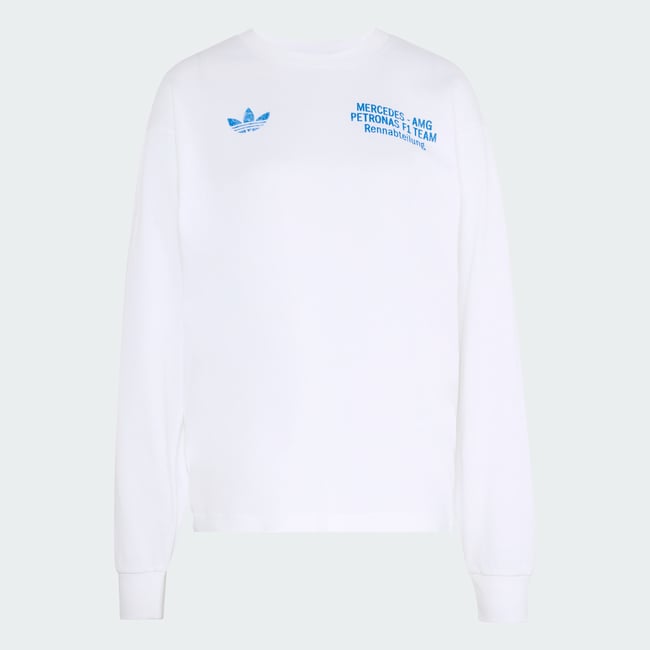T-Shirt Manches Longues Mercedes - Amg Petronas Formula 1 Team Blue Wonder T-Shirt Manches Longues Mercedes - Amg Petronas Formula 1 Team Blue Wonder white / blue bird <span itemprop=
