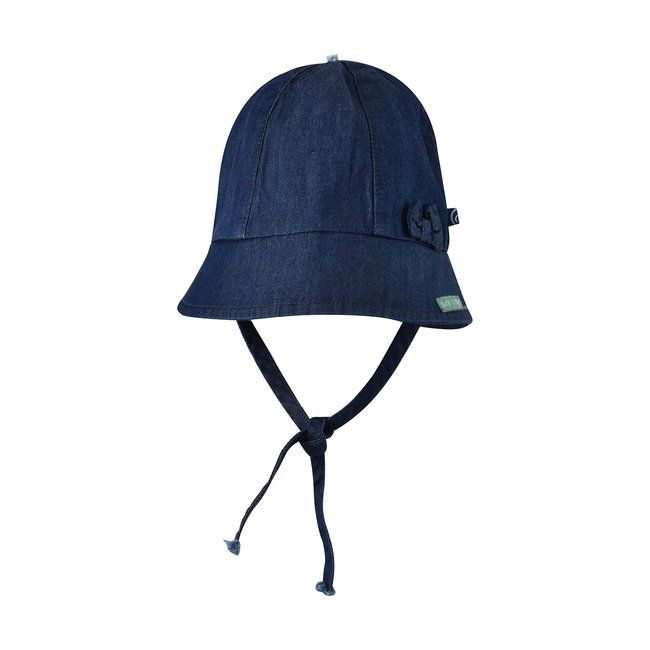 Chapeau bebe eleane en jean bleu <span itemprop=