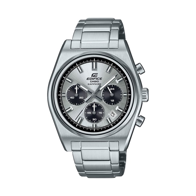 Montre Analogique  EDIFICE argenté gris argenté <span itemprop=