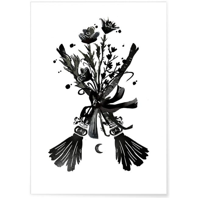 Affiche Witch Poster 2 Couleur blanc <span itemprop=