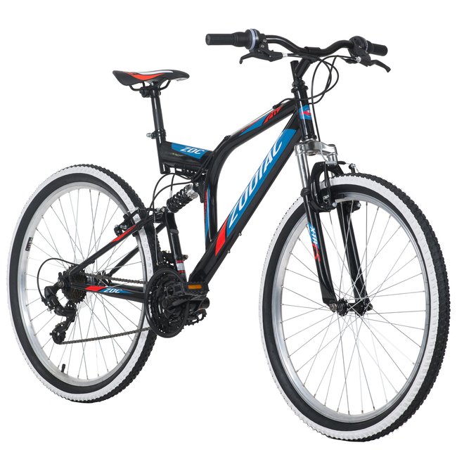 VTT Tout Suspendu KS Cycling Bliss 26″ – Noir – 21 Vitesses – Freins à Disque Hydrauliques – Neuf