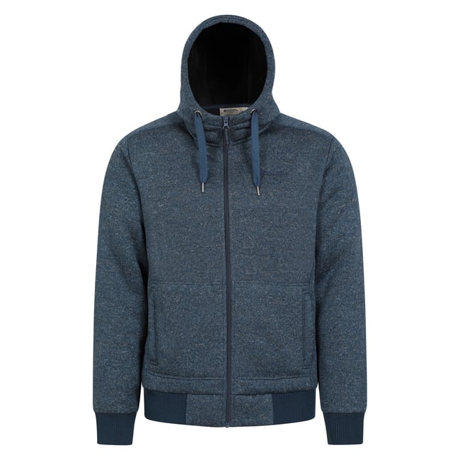 Sweat à capuche NEVIS bleu marine <span itemprop=