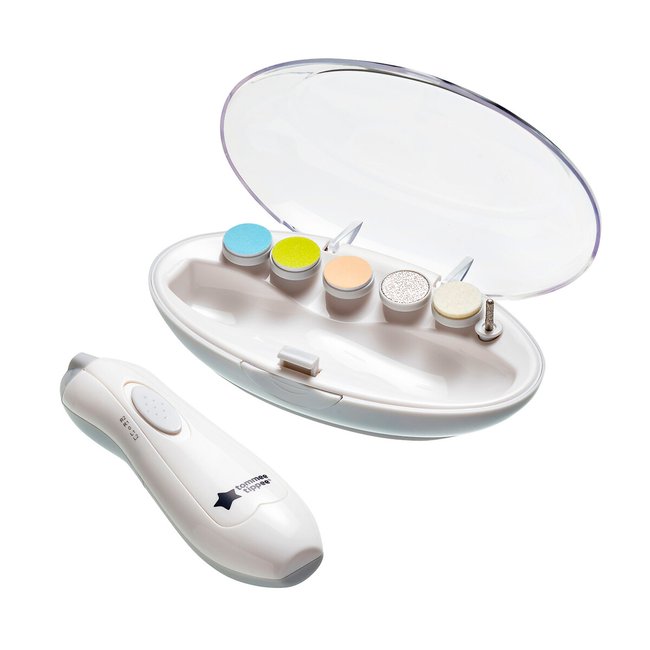 Lime à ongles électrique bébé blanc <span itemprop=