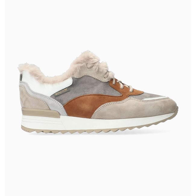 Baskets en cuir TOYA gris chaud 5140 <span itemprop=