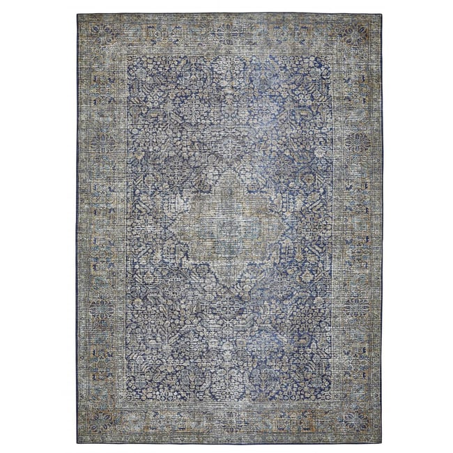 Tapis salon et chambre tissé LOMPTE Couleur jaune <span itemprop=