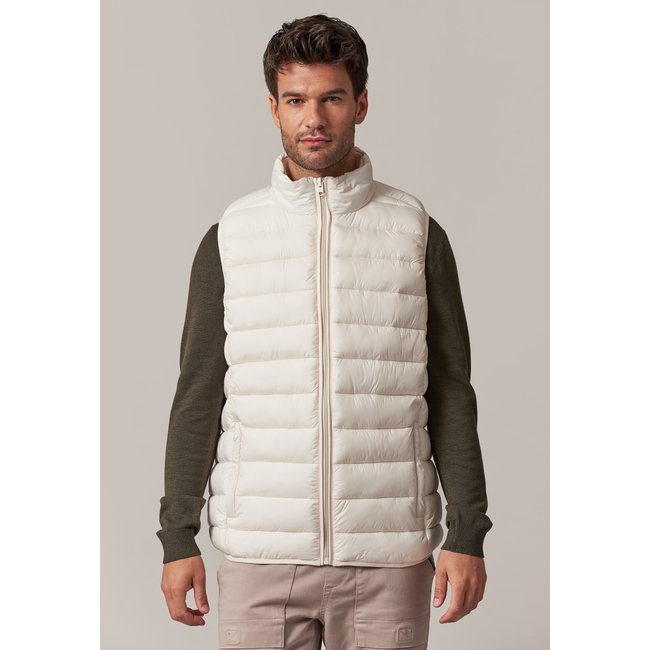 Doudoune fine sans manche pour homme LIGHTY greige clair <span itemprop=