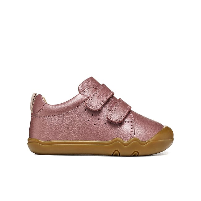 Chaussons souples en cuir, STEPPIEUP rose <span itemprop=