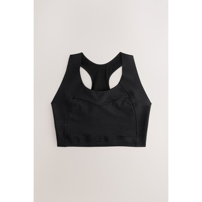 Soutien-gorge sport dos nageur noir <span itemprop=