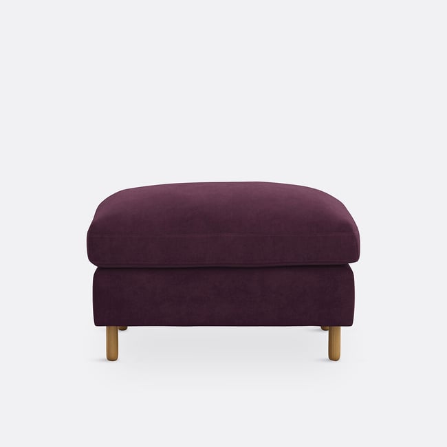 Pouf velours, Lomeo - LA REDOUTE INTERIEURS