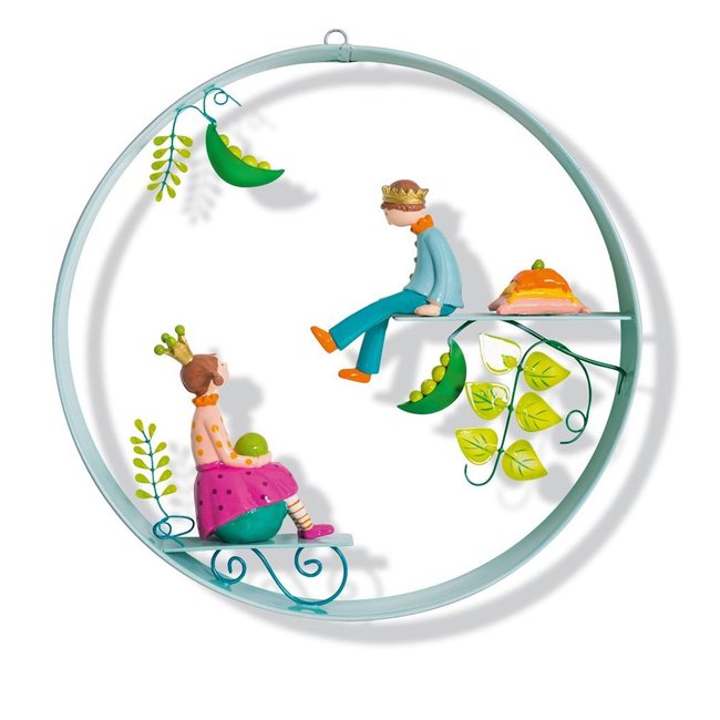 Mobile décoratif Cerceau La Princesse aux Petits Pois multicolore <span itemprop=