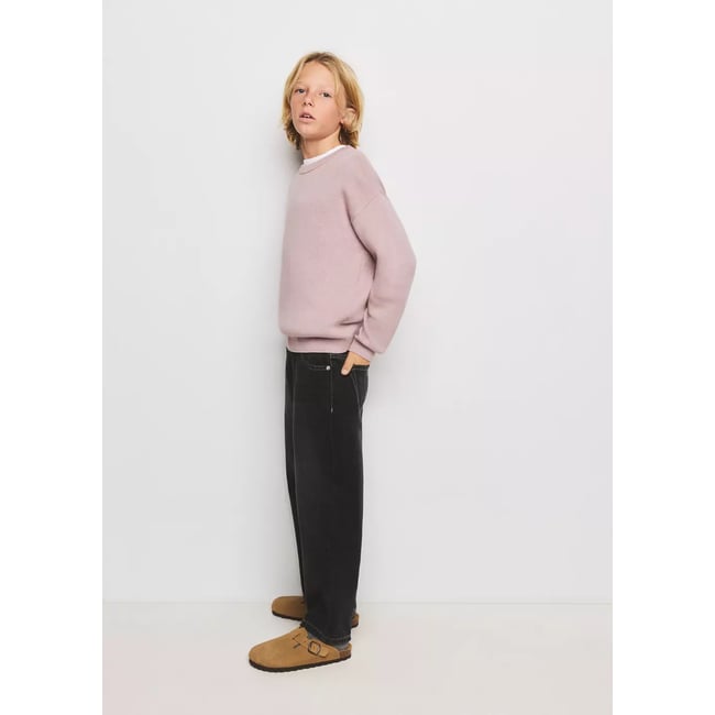 Jean ballon black denim <span itemprop=