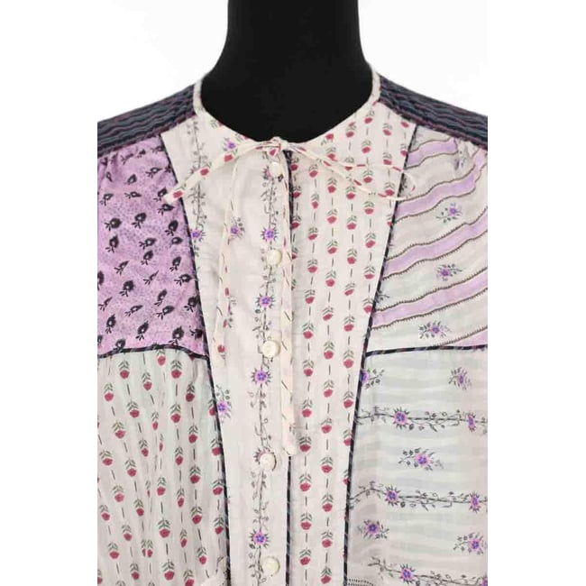 Tunique Brodée Isabel Marant Violet Prune - Taille S, Excellent état
